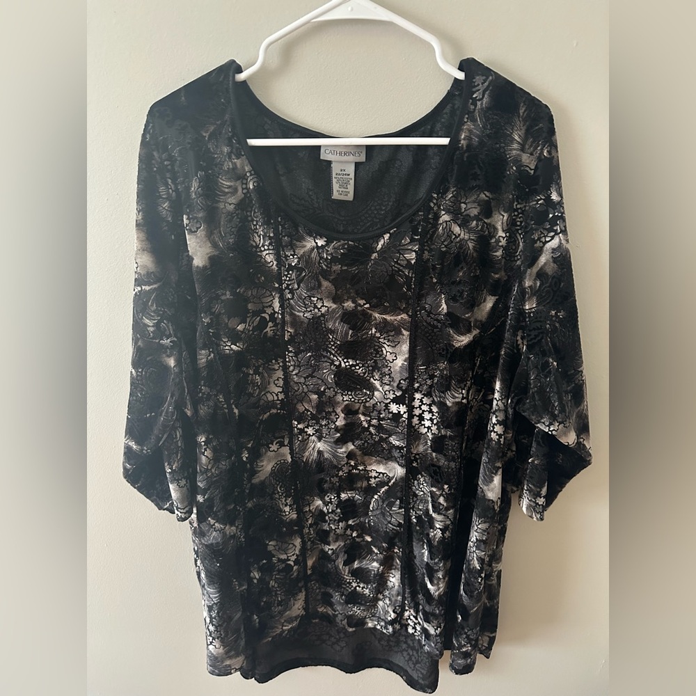 Dark colored business casual shirt